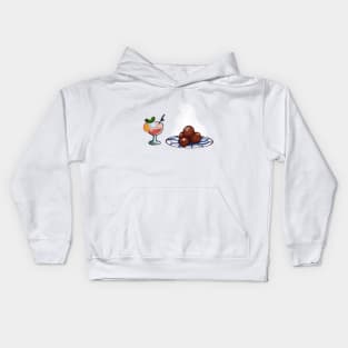 Meatball Menu Kids Hoodie